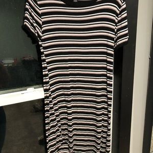 Striped T-shirt dress